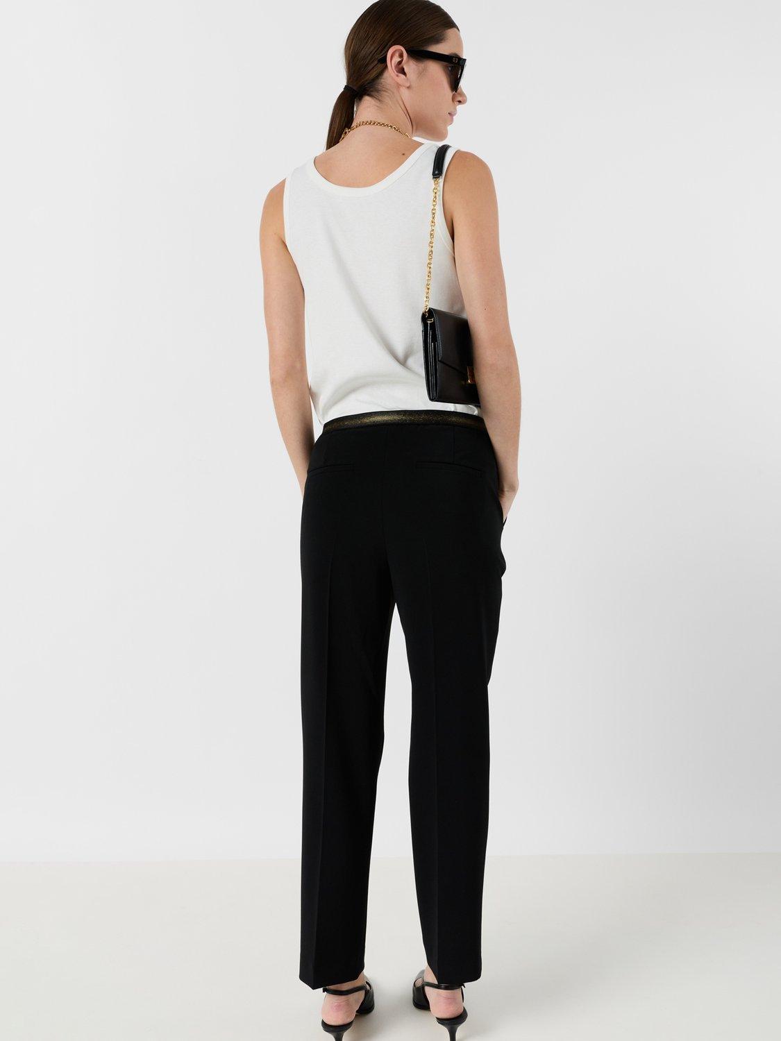 Product image 2 of 4, which shows Gerard Darel Alya Tailored Trousers, Black, 10