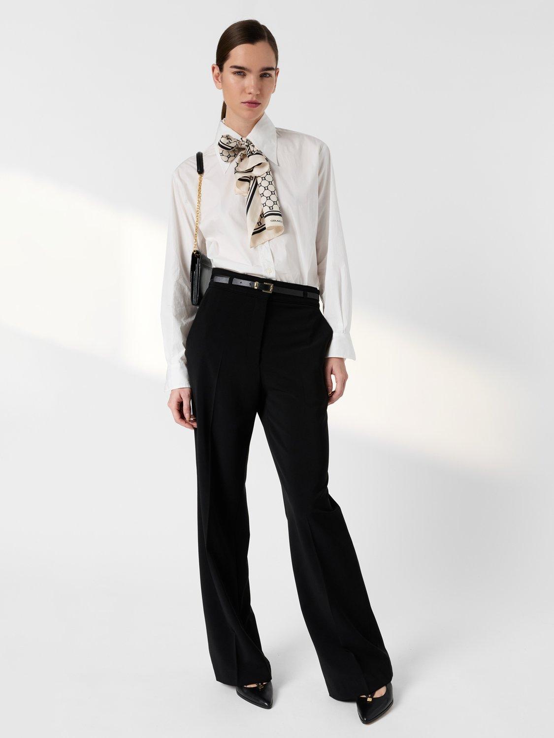 Product image 1 of 7, which shows Gerard Darel Alyce Tailored Trousers, Black, 10