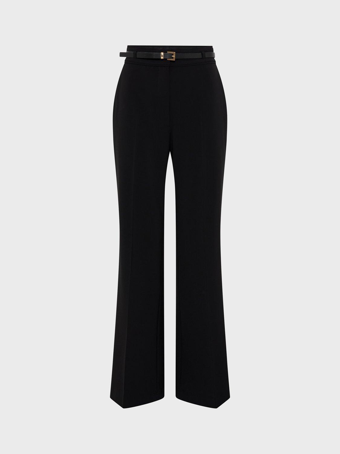 Product image 4 of 7, which shows Gerard Darel Alyce Tailored Trousers, Black, 10