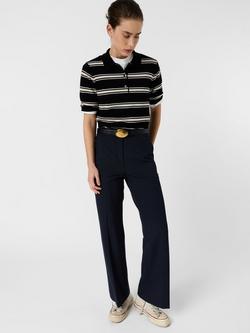 Gerard Darel Avia Tailored Trousers, Navy - view 2, Navy