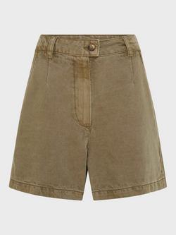 Gerard Darel Avina Wide Leg Shorts, Khaki Green, Khaki Green