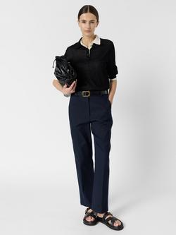 Gerard Darel Ayline Side Stripe Trousers, Navy, Navy
