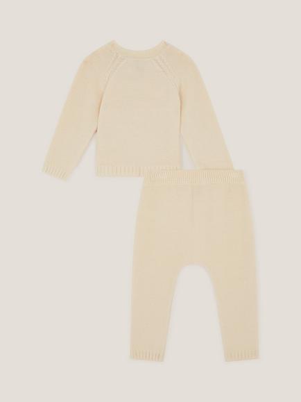 Monsoon Baby Sheep Top and Leggings Set, Cream - view 2, Cream
