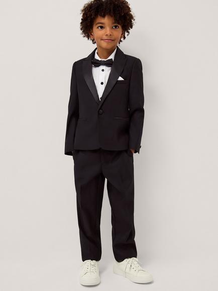 Monsoon Kids' Luca 4-Piece Tuxedo, Black, Black