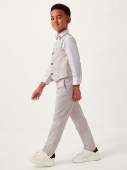 Monsoon Kids' George 4-Piece Suit, Stone, Stone