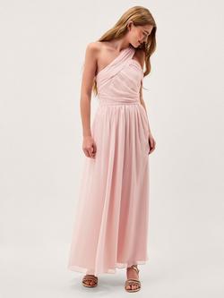 Monsoon Kids' Arianna Prom Dress, Pale Pink, Pale Pink