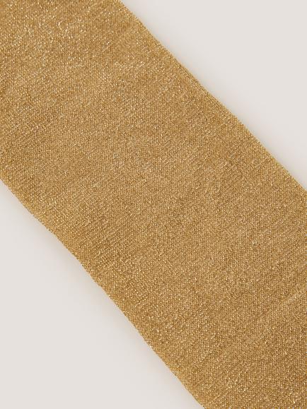 Monsoon Kids' Glitter Tights, Gold - view 2, Gold