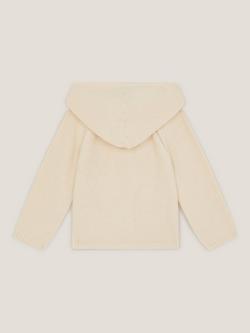 Monsoon Baby Sheep Cardigan, Cream - view 2, Cream