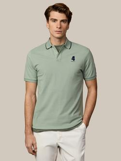 Hackett London Cotton Polo Shirt, Sage Green, Sage Green