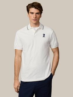Hackett London Cotton Polo Shirt, Off White, Off White