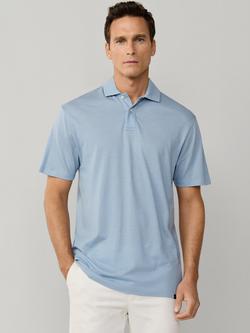 Hackett London Pique Polo Shirt, Dusty Blue, Dusty Blue