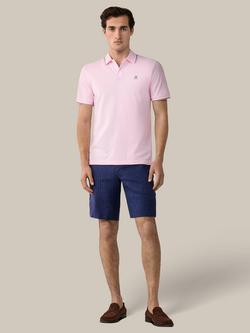 Hackett London Heritage Classic Fit Short Sleeve Polo Shirt - view 2, Light Pink