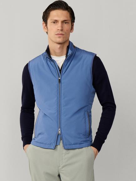 Hackett London Windsor Water Resistant Gilet, Eaton Blue, Eton Blue