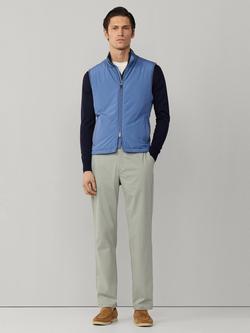 Hackett London Windsor Water Resistant Gilet, Eaton Blue - view 2, Eton Blue