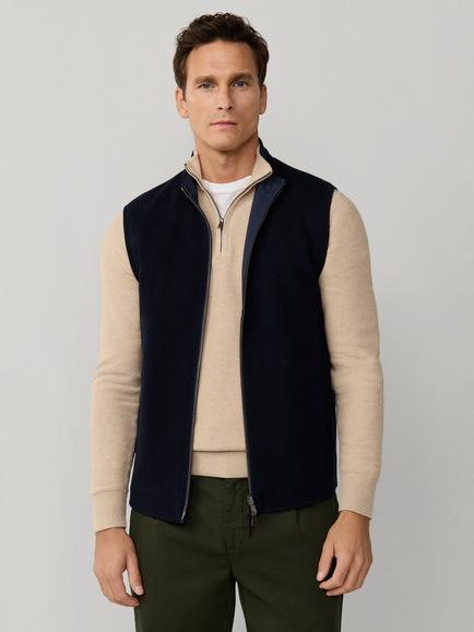 Hackett London Regular Fit Reversible Hybrid Travel Gilet, Old Navy