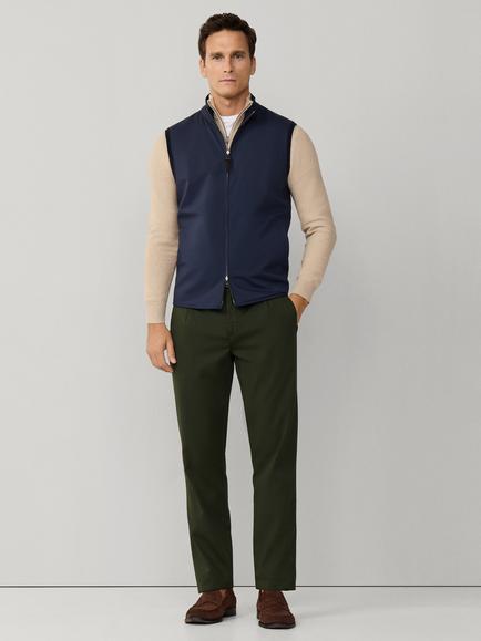 Hackett London Regular Fit Reversible Hybrid Travel Gilet - view 2, Old Navy