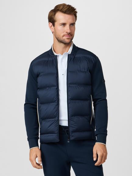Hackett London Padded Hybrid Sports Jacket, Navy, Navy
