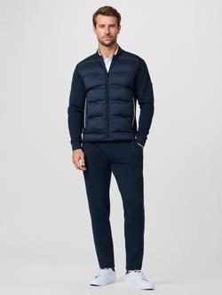 Hackett London Padded Hybrid Sports Jacket, Navy - view 2, Navy