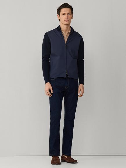 Hackett London Merino Wool Travel Hybrid Full Zip Jacket - view 2, Old Navy