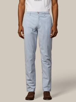 Hackett London Cotton Relaxed Regent Fit Trouser, Naval Blue