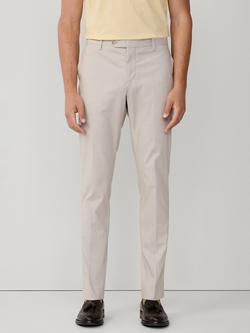 Hackett London Cotton Blend Kensington Slim Fit Trousers, Light Beige, Light Beige