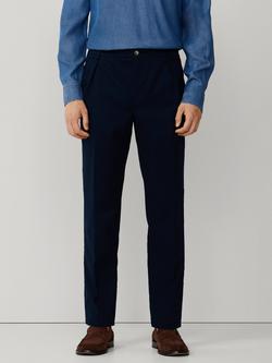 Hackett London Cotton Blend Sloane Tapered Fit Tricotine Trousers, Old Navy, Old Navy