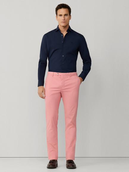 Hackett London Kensington Slim Fit Lightweight Chinos - view 2, Dusty Rose Pink