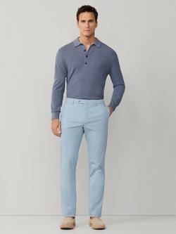 Hackett London Kensington Slim Fit Lightweight Chinos - view 2, Dusty Blue