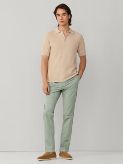 Hackett London Kensington Slim Fit Lightweight Chinos - view 2, Sage Green