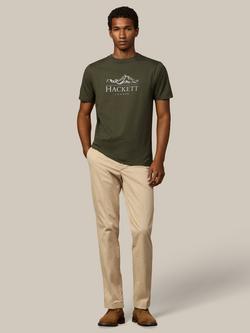 Hackett London Classic Fit Peaks T-Shirt - view 2, Forest Green