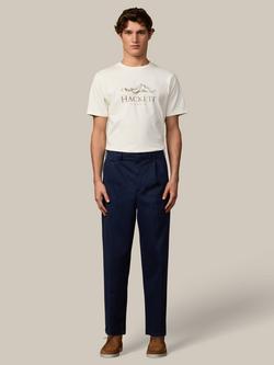 Hackett London Classic Fit Peaks T-Shirt - view 2, Off White