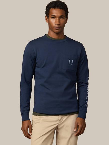 Hackett London Heritage Classic Fit Peaks Long Sleeve Top, Old Navy, Old Navy