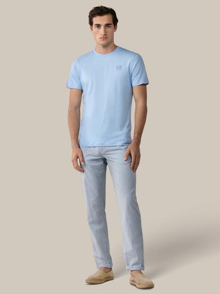 Hackett London Heritage Classic Fit T-Shirt - view 2, Summer Blue