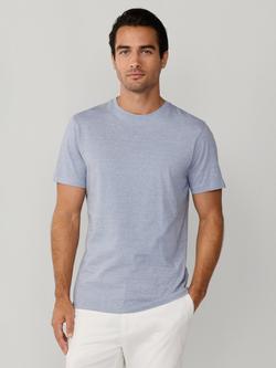 Hackett London Cotton Classic Fit Short Sleeve T-Shirt, Thames Blue, Thames Blue
