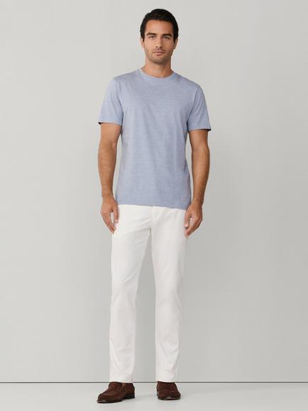Hackett London Cotton Classic Fit Short Sleeve T-Shirt, Thames Blue - view 2, Thames Blue