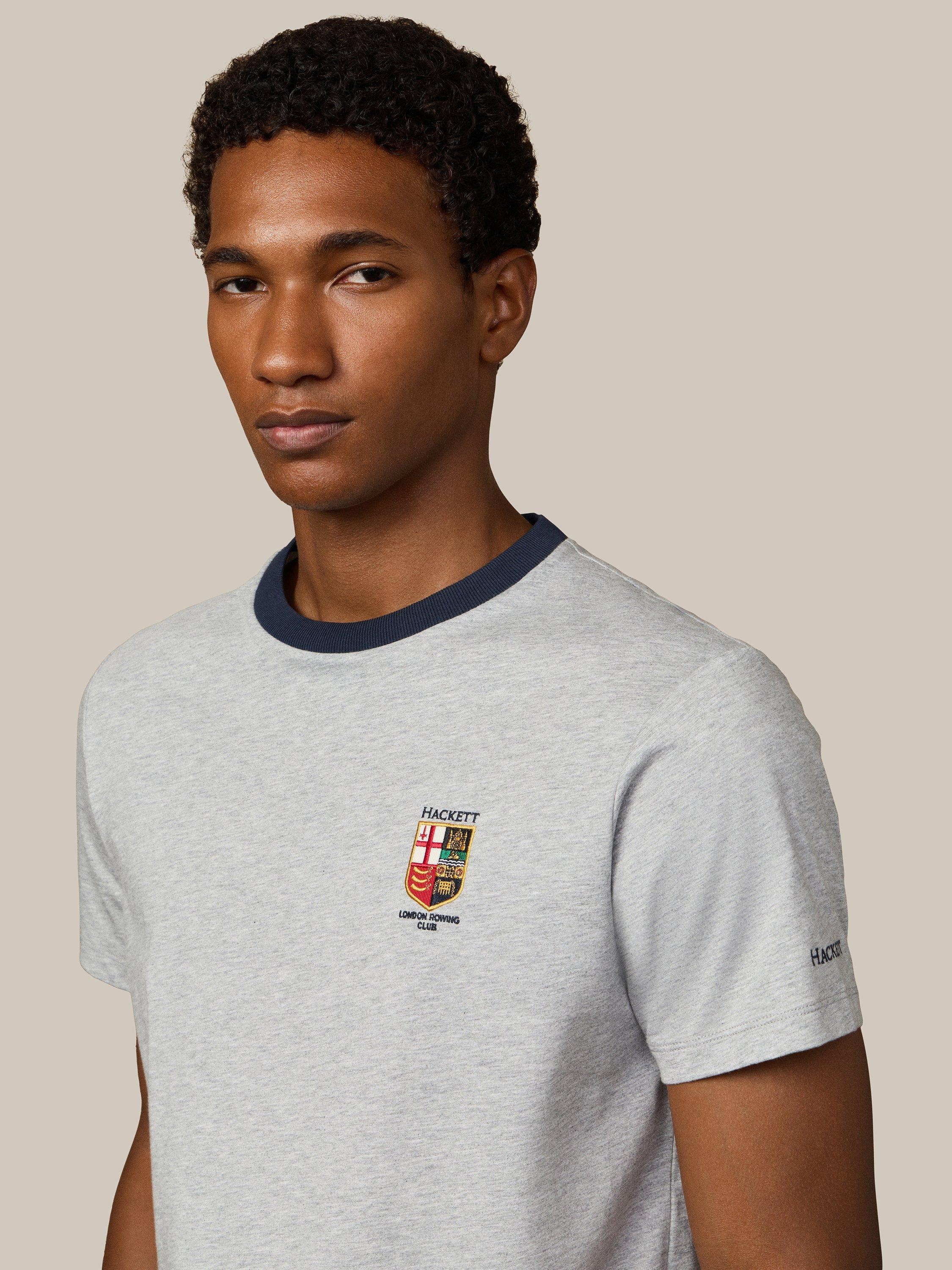 Hackett London Cotton Regular Fit London Rowing Club T-Shirt, Light ...