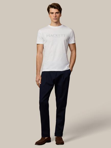 Hackett London Heritage Regular Fit Short Sleeve T-Shirt - view 2, Optic White