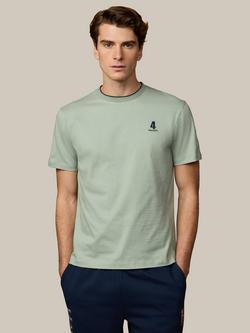 Hackett London Cotton Regular Fit Short Sleeve T-Shirt, Sage Green, Sage Green