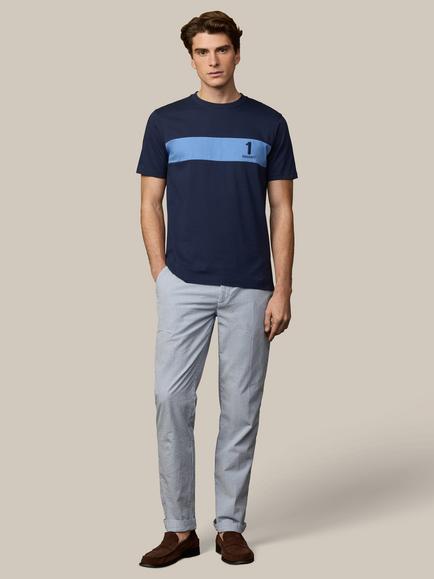 Hackett London Heritage Regular Fit Short Sleeve No. Stripe T-Shirt - view 2, Old Navy