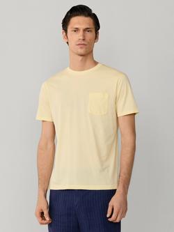 Hackett London Cotton Classic Fit Short Sleeve T-Shirt, Pastel Yellow, Pastel Yellow