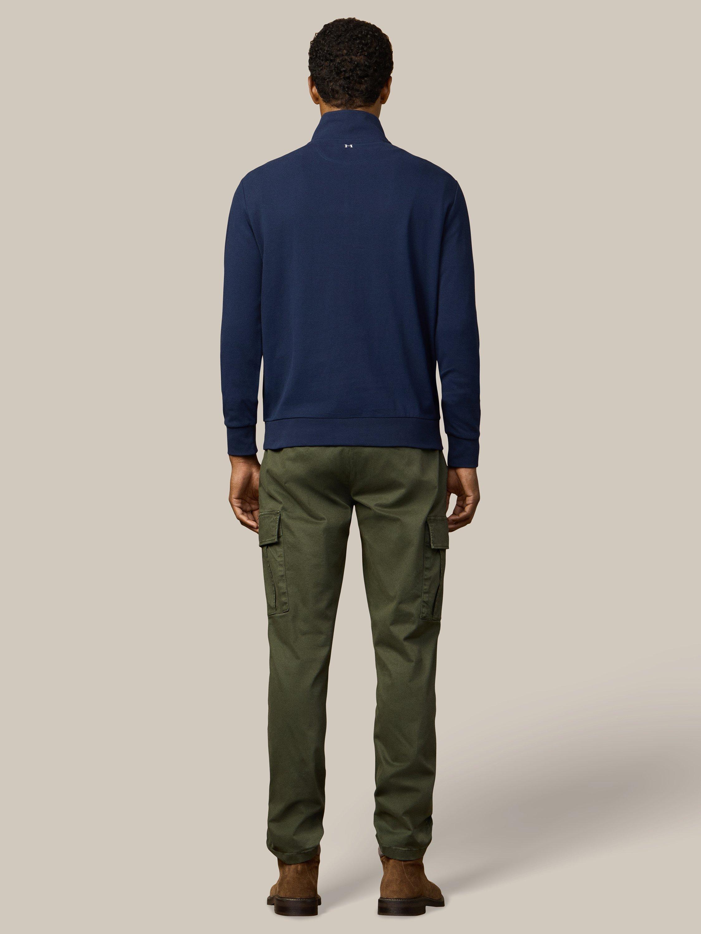 Product image 3 of 8, which shows Hackett London Cotton Quarter-Zip Sweatshirt, Old Navy, XXXL