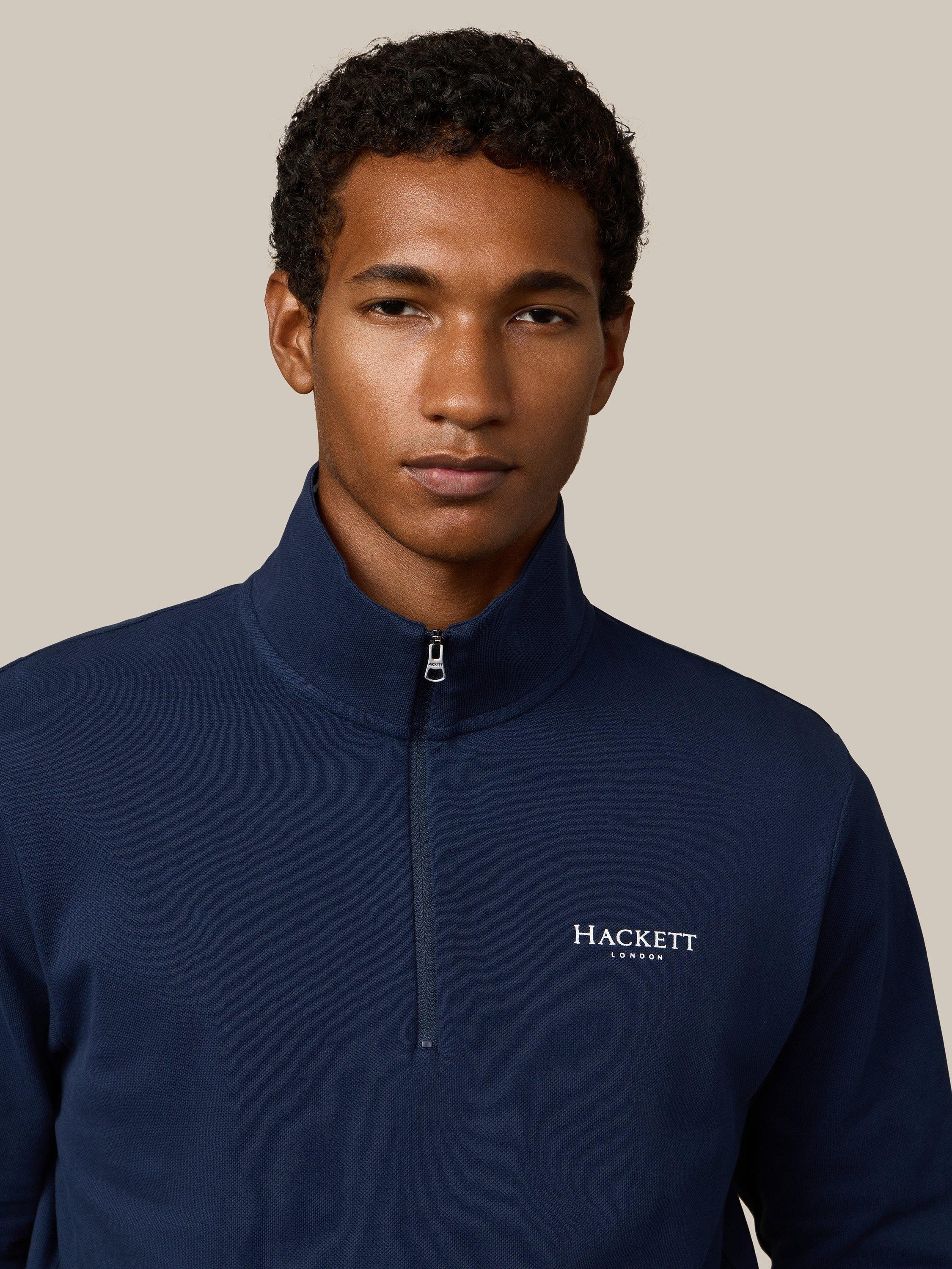 Product image 5 of 8, which shows Hackett London Cotton Quarter-Zip Sweatshirt, Old Navy, XXXL