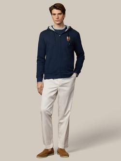 Hackett London Jersey Zip Through Hoodie, Old Navy - view 2, Old Navy