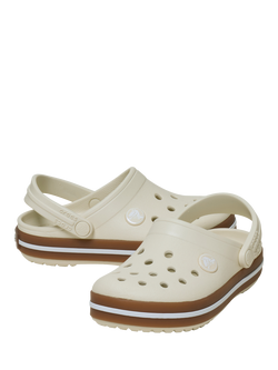 Crocs Kids' Crocband Clogs, Summit White - view 2, Summit White