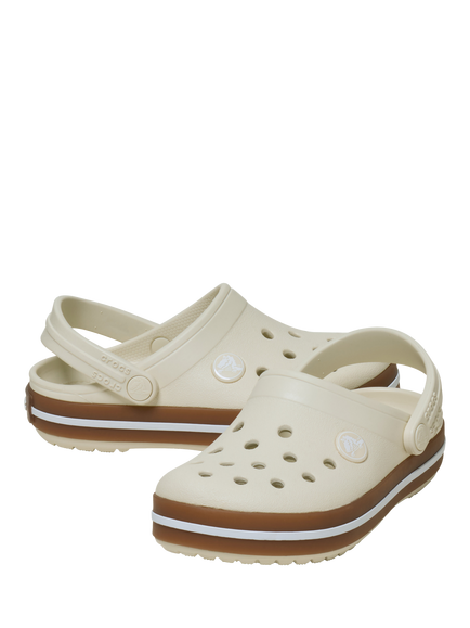Crocs Kids' Crocband Clogs, Summit White - view 2, Summit White