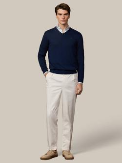 Hackett London Cotton V-Neck Jumper, Old Navy - view 2, Old Navy