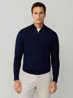 Hackett London Merino Wool Regular Fit Quarter-Zip Jumper, Old Navy, Old Navy