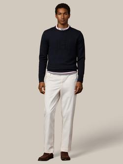 Hackett London Cotton Rich Crew Neck Jumper, Old Navy - view 2, Old Navy