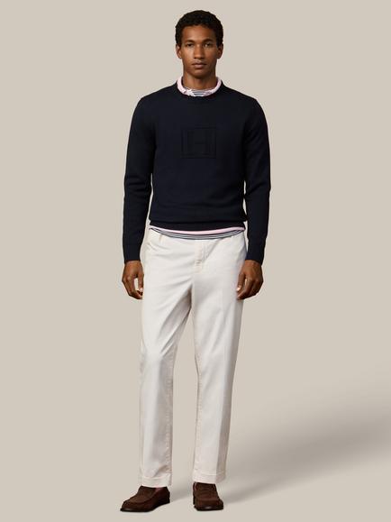 Hackett London Heritage Crew Neck Jumper, Old Navy - view 2, Old Navy