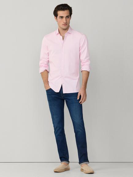 Hackett London City Tailored Fit Bengal Stripe Shirt, Pink - view 2, Pink